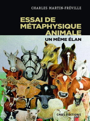 cover image of Essai de métaphysique animale--Un même élan
